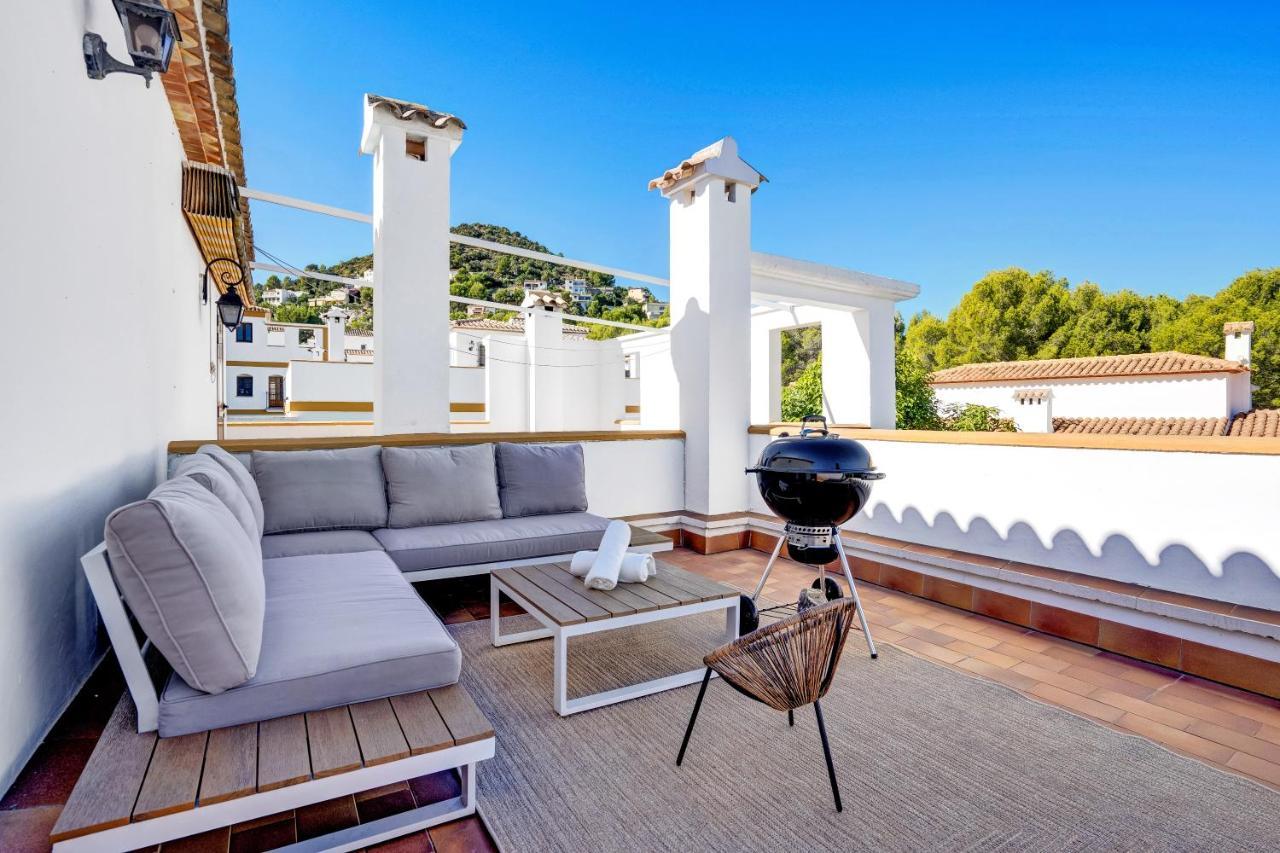 Вилла Ruhiges Eckreihenhaus Mit Pool In La Sella Zarzas One Denia Педрегер Экстерьер фото